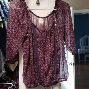 Purple blouse